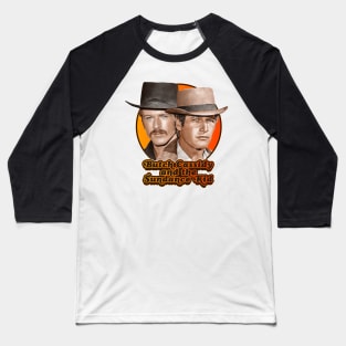 Retro Butch Cassidy and the Sundance Kid Tribute Baseball T-Shirt